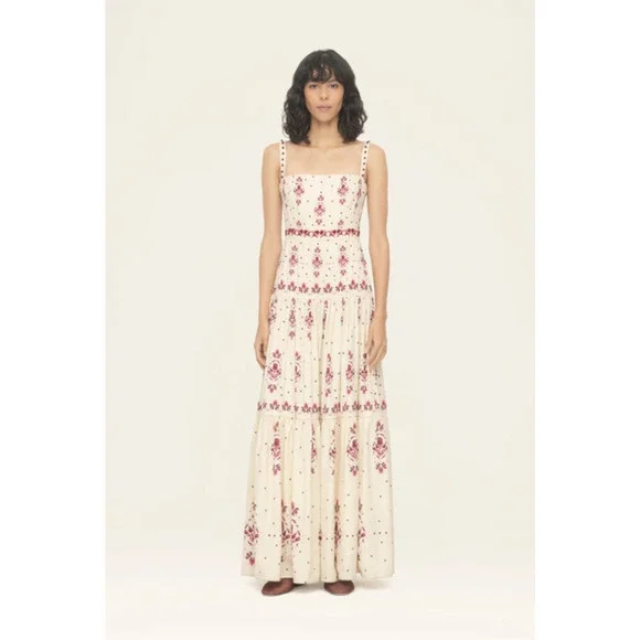 Agua by Agua Bendita Lima Relato Maxi Dress Medium - Picture 3 of 10